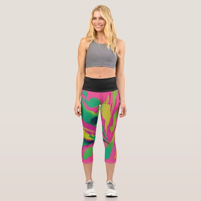 Radiant Energy  Capri Leggings (Front)