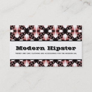 Radiant Extravagance Business Card, Cabernet Card