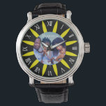 Radiant Family Love Personalized watch<br><div class="desc">Freeze time with the joy of family moments with our Radiant Family Love Personalized watch. Add a photo and your chosen words to this sunburst design,  creating not just a watch,  but a daily reminder of the love that surrounds you. A memorable gift to celebrate your anniversary.</div>