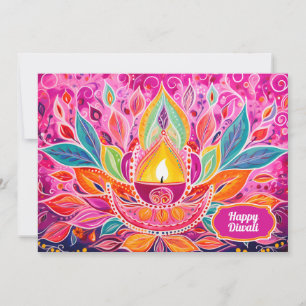 Radiant Festivities: A Dazecore Celebration card