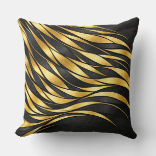 Radiant Flow Throw Pillow