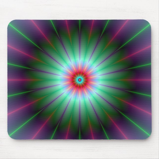 Radiant Flower Mousepad (Front)