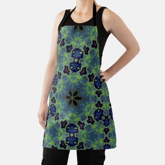 Radiant Fractal Symphony Apron (Insitu)