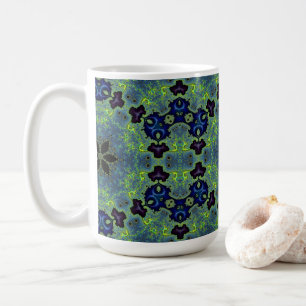Radiant Fractal Symphony Coffee Mug