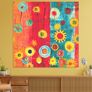 Radiant Garden Canvas Print