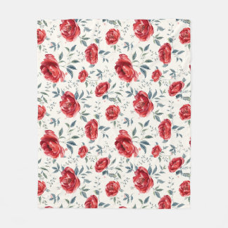 Radiant garden of confidence pattern fleece blanket