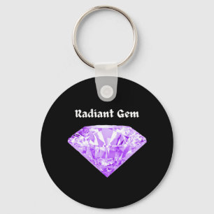 Radiant Gem Keychain