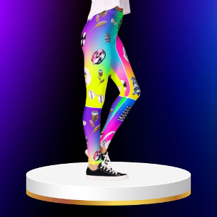 Radiant Glow Metallic Leggings