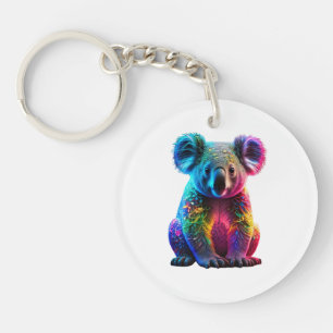 Radiant Glowing Koala Keychain