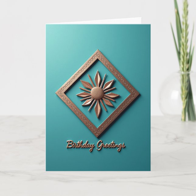 Radiant Gold Emblem Card (Front)