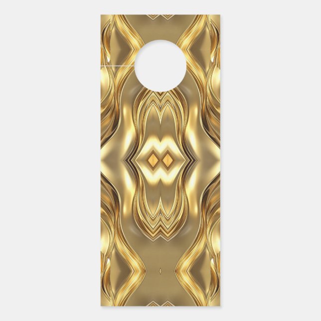 Radiant Golden Pattern Door Hanger (Front)