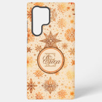 Radiant Golden Snowflake Elegance
