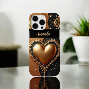 Radiant Heart Diamond  iPhone 16 Pro Max Case