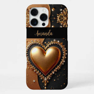 Radiant Heart Diamond  iPhone 16 Pro Max Case