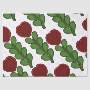  Radiant Heart Flower Botanical  Tissue Paper