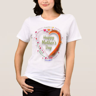 Radiant Heart – Happy Mother's Day Celebration Tri-Blend Shirt