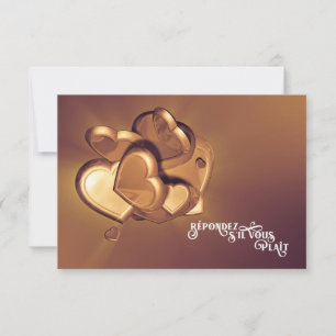 Radiant Hearts RSVP (Version 1) Card