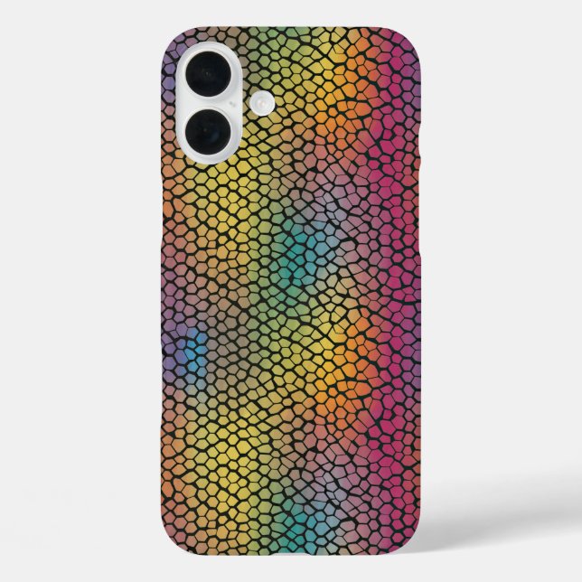 Radiant Hexagon Spectrum Case-Mate iPhone Case (Back)