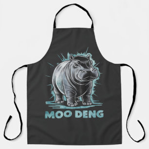 Radiant Hippo Moo Deng Apron
