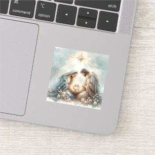 Radiant Holy Family Nativity Scene