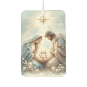 Radiant Holy Family Nativity Scene Air Freshener