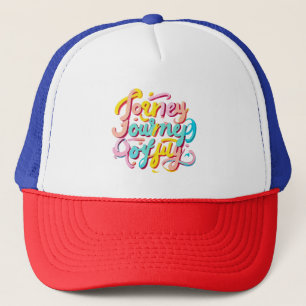 "Radiant Journey Print" Trucker Hat