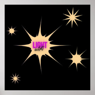 Radiant Light – Modern & Vibrant Style Poster