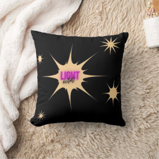 Radiant Light – Modern & Vibrant Style Throw Pillow