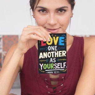 Radiant Love: Embrace Others as You Cherish  Postcard