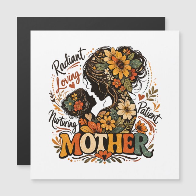 Radiant Loving Nurturing Mother day (Front/Back)