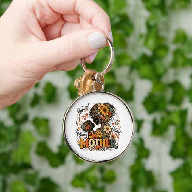 Radiant Loving Nurturing Mother day Keychain (Hand)