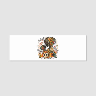 Radiant Loving Nurturing Mother day Name Tag