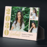 Radiant Moments EDITABLE COLOR Graduation Plaque<br><div class="desc">Great keepsake to remember this special milestone in life. Background colour can be customized online! Matching items can be found on our website: www.berryberrysweet.com or upon request.</div>