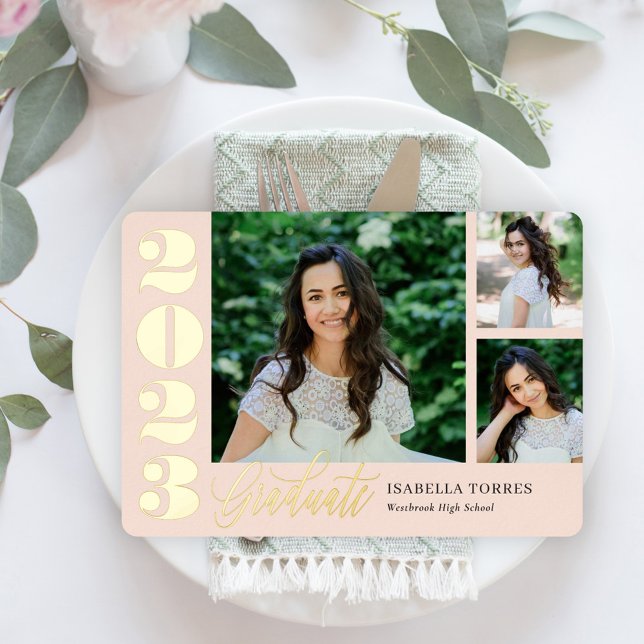 Radiant Moments Foil Graduation Invitation (Creator Uploaded)