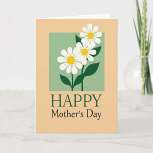 Radiant Mothers Day Flowers Card