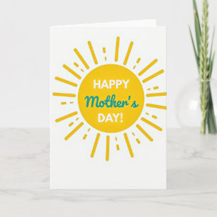 Radiant Mothers Day Sun Card