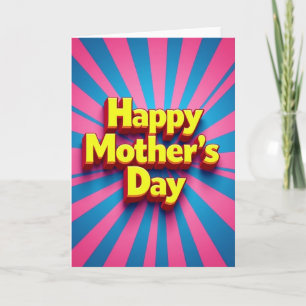Radiant Mothers Day Type Card