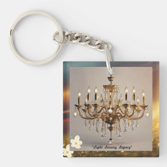 "Radiant Opulence" Keychain (Front)