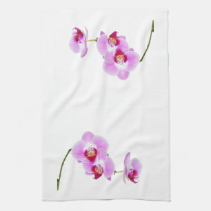 Radiant Orchid Closeup Photograph Kitchen Towel