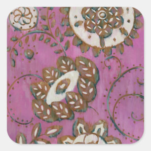 Radiant Ornament II Square Sticker