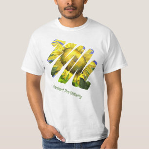 Radiant PerSUNality Sunflower Watercolor Apparel T-Shirt