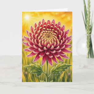 Radiant Petal Series – Chrysanthemum  Card