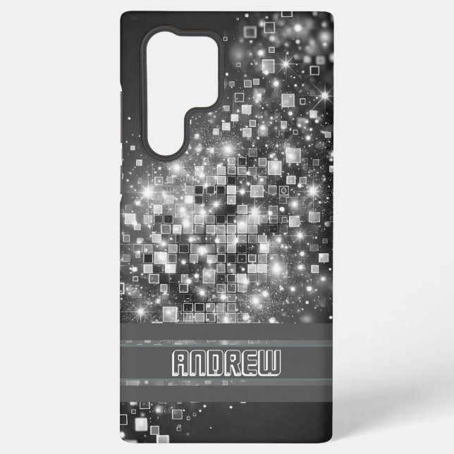 Radiant Pixel Bokeh Samsung Galaxy S22 Ultra Case (Back)