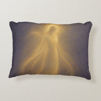 Radiant Presence Angel of Golden Light Accent Pillow