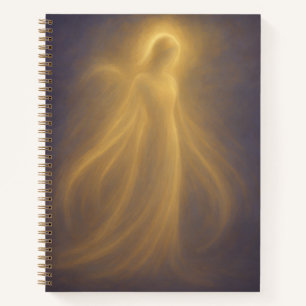 Radiant Presence Angel of Golden Light Inspiration Notebook