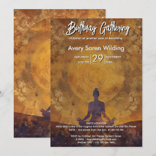 Radiant Presence   Meditation Light Design  Invitation