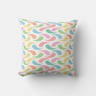 Radiant Raindrop Throw Pillow