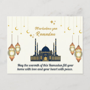 Radiant Ramadan Wishes: A Heartfelt Postcard 