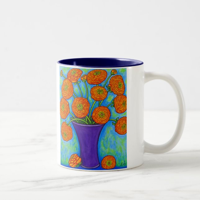 Radiant Ranunculus Coffee Mug (Right)
