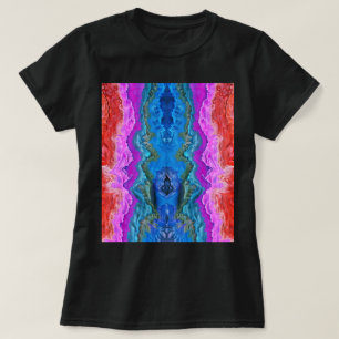 "Radiant Reflection" Colourful Abstract Art  T-Shirt